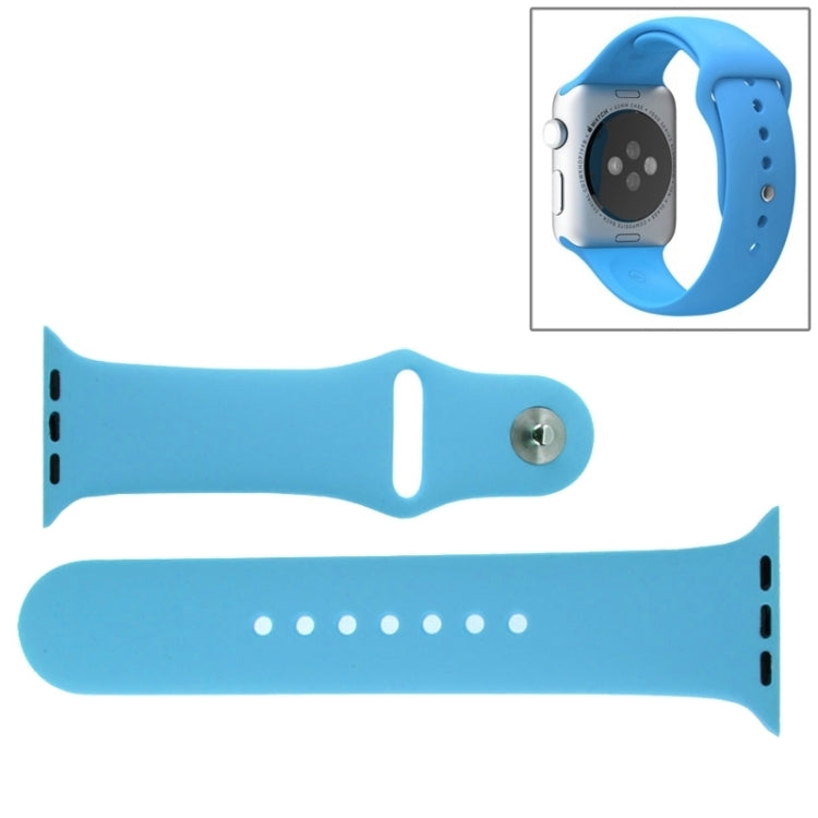 Bracelet sport en caoutchouc haute performance pour Apple Watch Sport 42 mm avec fermeture à ardillon