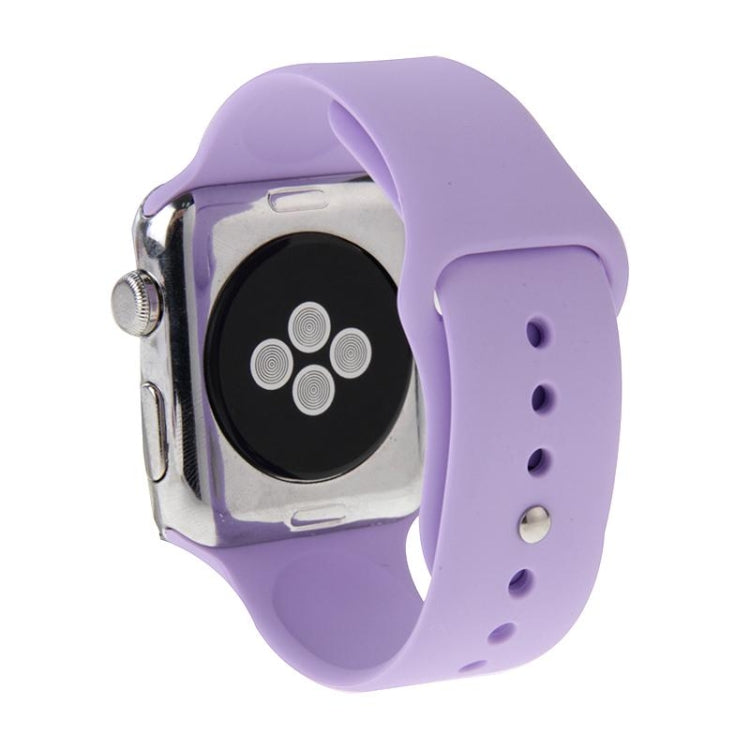 For Apple Watch Sport 42mm High-performance Rubber Sport Watch Band with Pin-and-tuck Closure