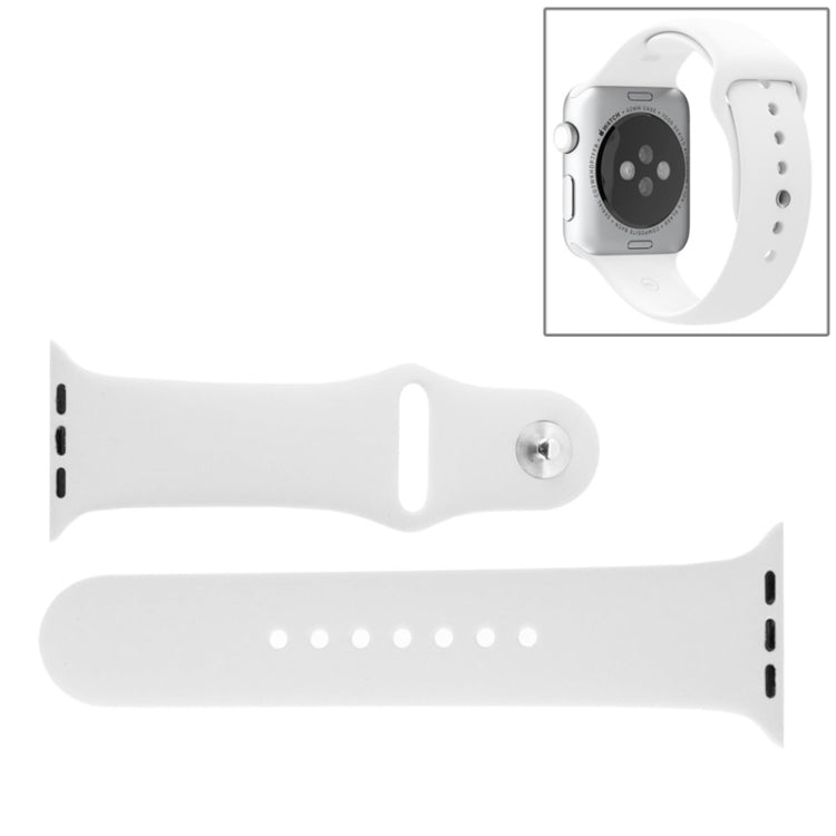 Bracelet sport en caoutchouc haute performance pour Apple Watch Sport 42 mm avec fermeture à ardillon