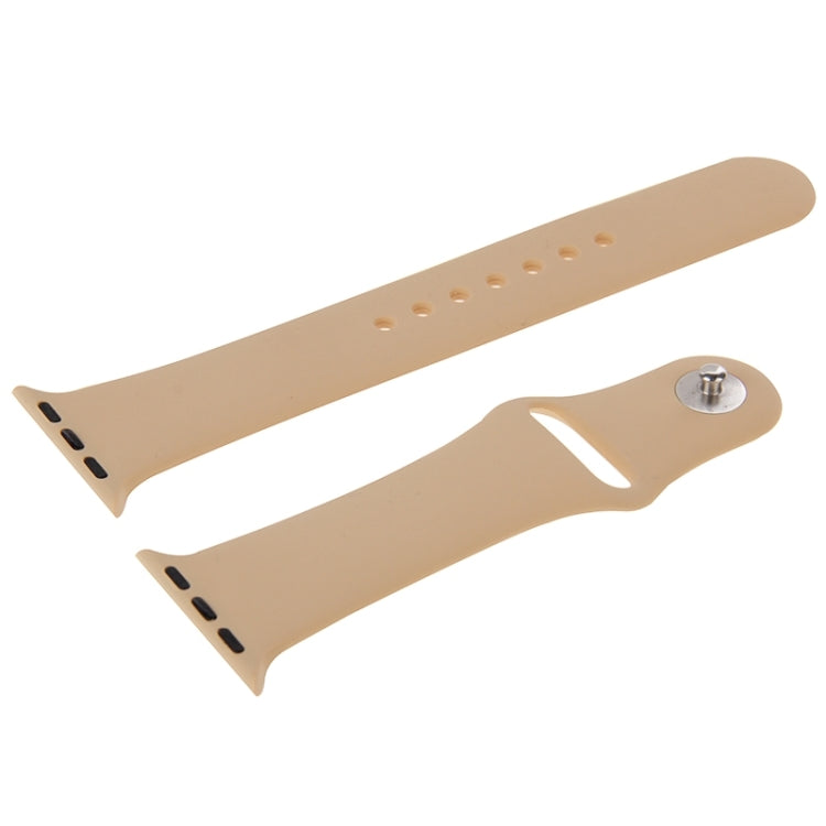 For Apple Watch Sport 42mm High-performance Longer Rubber Sport Watch Band with Pin-and-tuck Closure