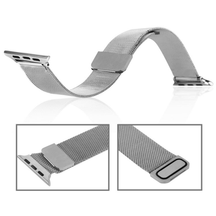 For Apple Watch 38mm Milanese Loop Magnetic Stainless Steel Watchband, For Apple Watch 42mm / 41mm / 40mm / 38mm