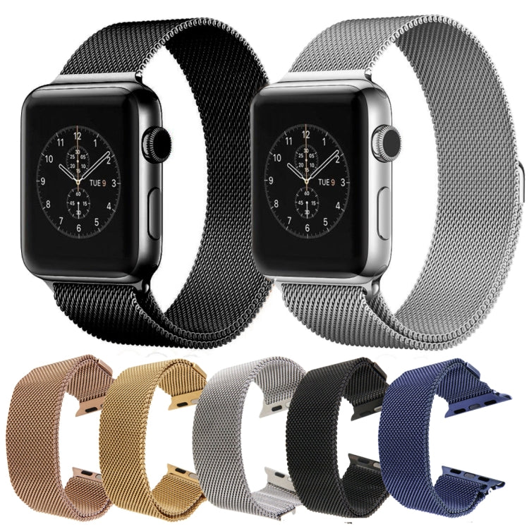 For Apple Watch 38mm Milanese Loop Magnetic Stainless Steel Watchband, For Apple Watch 42mm / 41mm / 40mm / 38mm