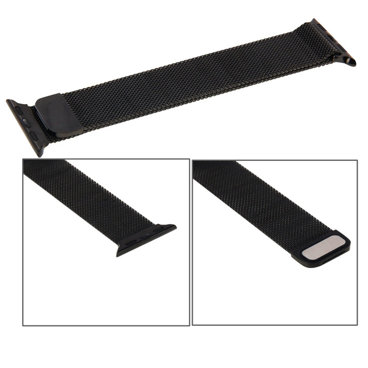 For Apple Watch 46mm / 49mm / 45mm / 44mm Milanese Loop Magnetic Stainless Steel Watch Band, For Apple Watch 46mm / 49mm / 45mm / 44mm
