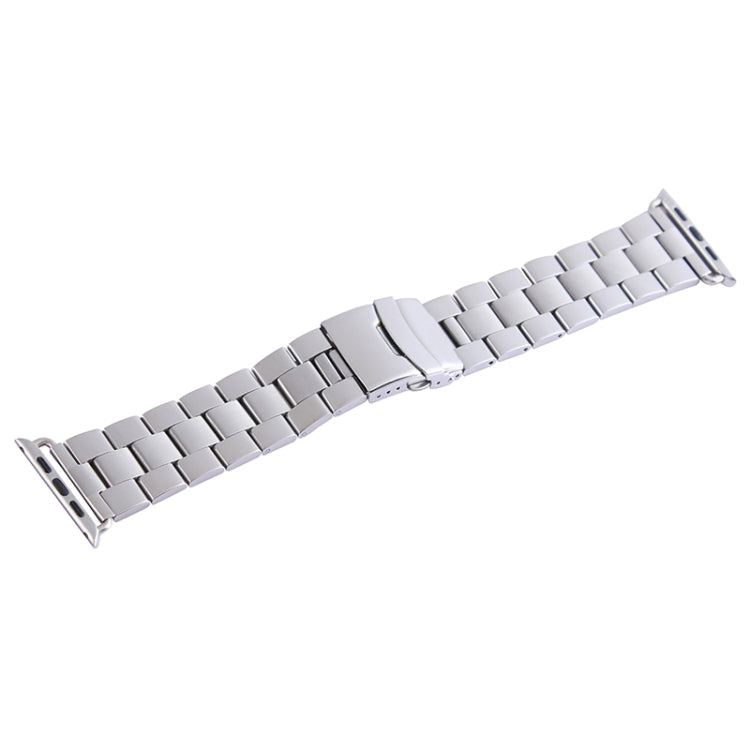 Bracelet de montre à boucle classique en acier inoxydable pour Apple Watch 42 mm
