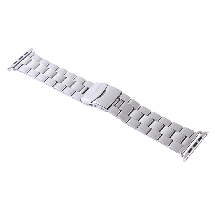 Bracelet de montre à boucle classique en acier inoxydable pour Apple Watch 42 mm