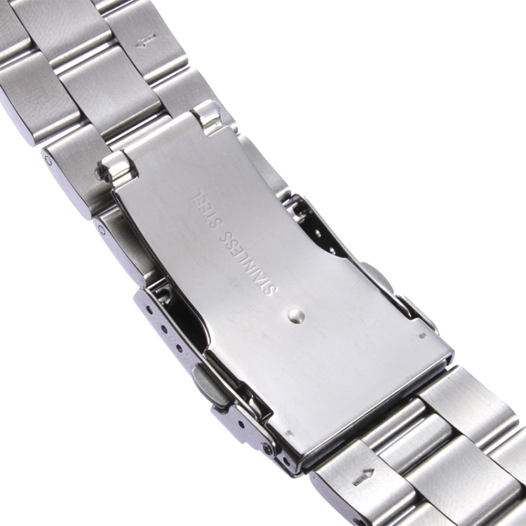 For Apple Watch 42mm Stainless Steel Classic Buckle Watch Band