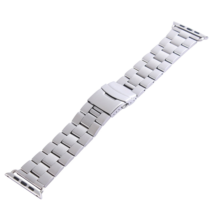Bracelet de montre à boucle classique en acier inoxydable pour Apple Watch 38 mm
