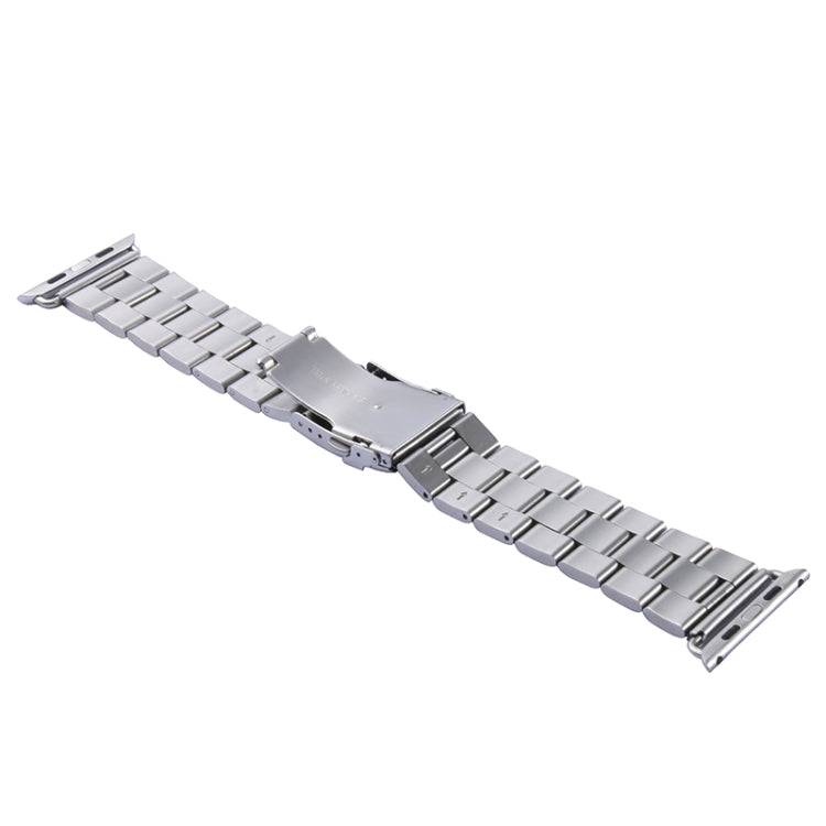 Bracelet de montre à boucle classique en acier inoxydable pour Apple Watch 38 mm