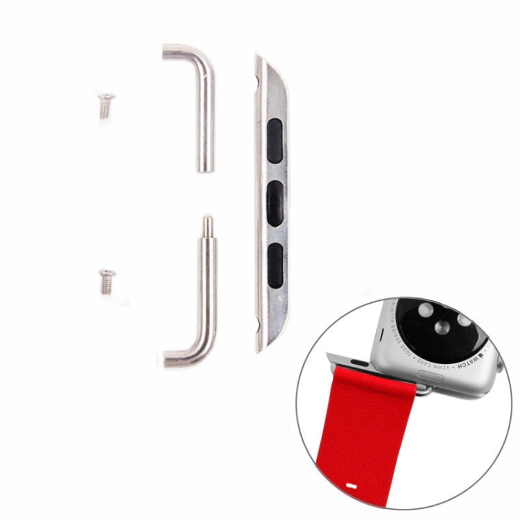 For Apple Watch 38 / 40 / 41mmMetal Strap Connector Metal Buckle, Pair