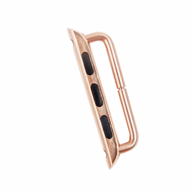 For Apple Watch 42 / 44 / 45mm Metal Strap Connector Metal Buckle, Pair