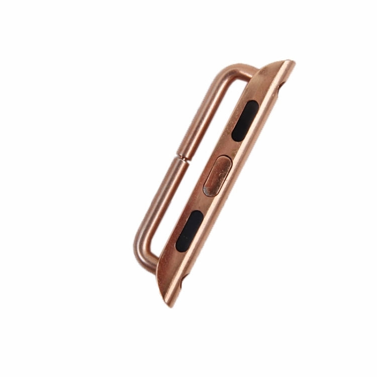 For Apple Watch 42 / 44 / 45mm Metal Strap Connector Metal Buckle, Pair
