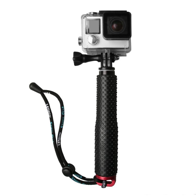 Handheld 49cm Extendable Pole Monopod with Screw for GoPro, Insta360, DJI and Other Action Cameras, Max Length: 49cm(Silver), Max Length: 49cm(Red), Max Length: 49cm(Blue), Max Length: 49cm(Gold), Max Length: 49cm(Green), Max Length: 49cm(Orange)