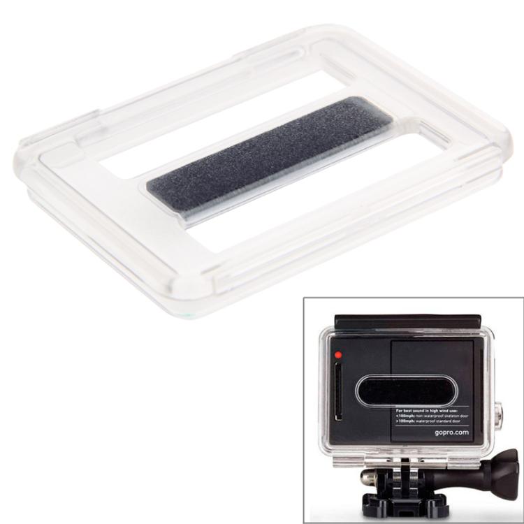 Apertured Backdoor Hard Housing Cover for GoPro Hero 4 / 3+, Housing Cover