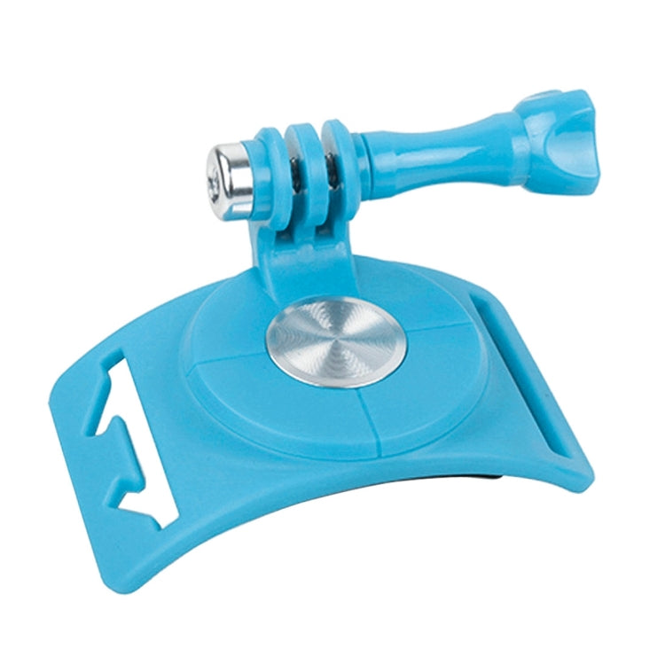 TMC HR357 360-degree Rotation Mount with Straps for GoPro, Insta360, DJI and Other Action Cameras, Mount with Straps (Blue), Mount with Straps (Green)