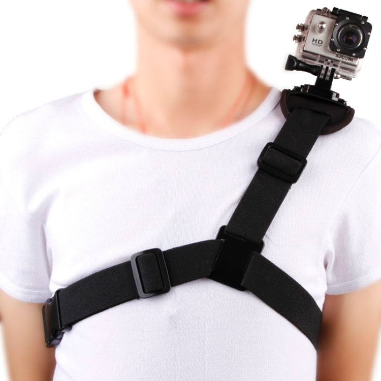 360 Degree Rotary Special Sports Single Shoulder DV Chest Belt for GoPro, Insta360, DJI and Other Action Cameras, Single Shoulder Belt