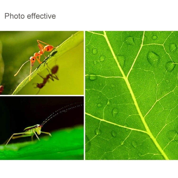 6 in 1 58mm Close-Up Lens Filter Macro Lens Filter + Filter Adapter Ring for GoPro HERO3, 6 in 1 58mm