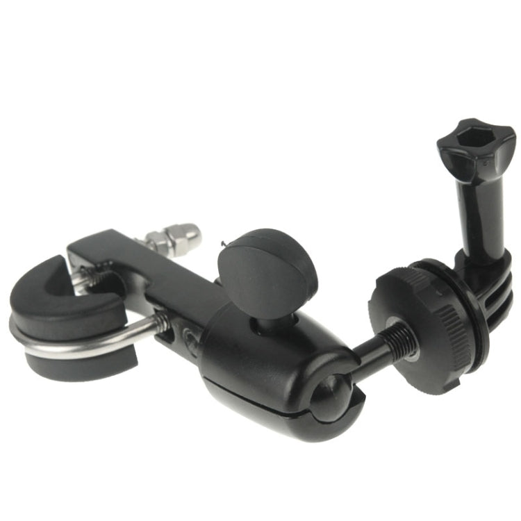 Handlebar Seatpost Big Pole Mount Bike Moto Bicycle Clamp with Tripod Mount Adapter & Screw for GoPro, Insta360, DJI and Other Action Cameras, Moto Bicycle Clamp