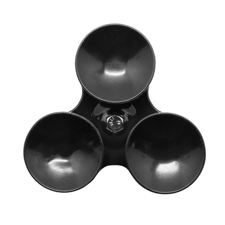 Triangle Direction Suction Cup Mount with Tripod Mount + Handle Screw for GoPro, Insta360, DJI and Other Action Cameras