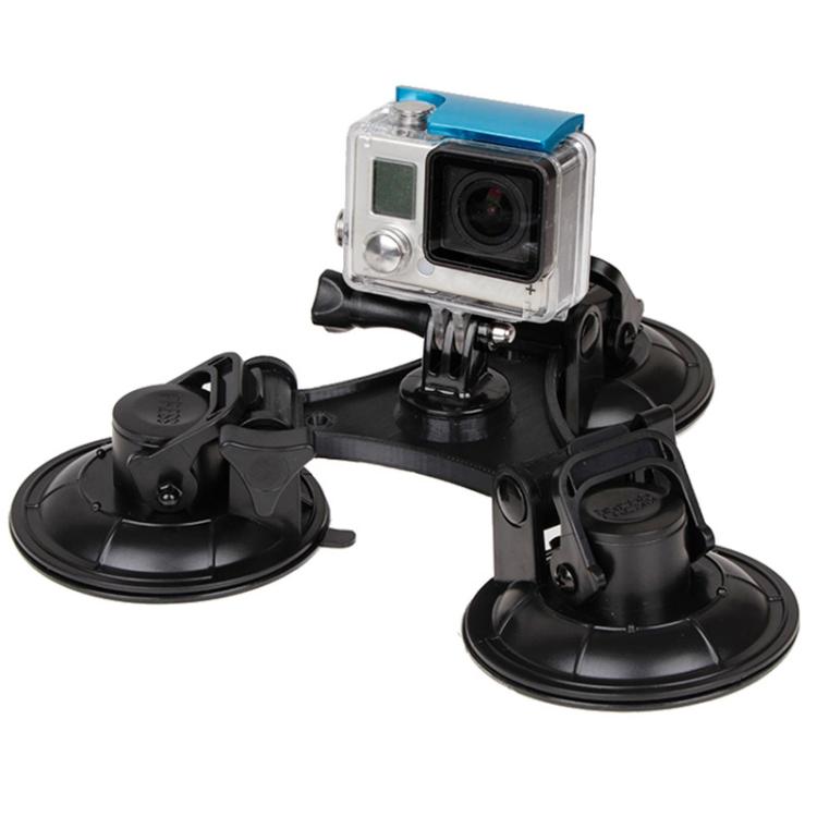 XM70-B Triangle Direction Suction Cup Mount with Hexagonal Screwdriver for GoPro, Insta360, DJI and Other Action Cameras, For GoPro HERO9 XM70-B