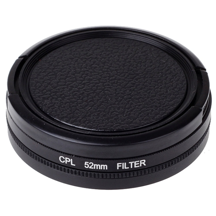 52mm CPL Filter Circular Polarizer Lens Filter with Cap for Xiaomi Xiaoyi 4K+ / 4K, Xiaoyi Lite, Xiaoyi  Sport Camera, 52mm CPL Filter