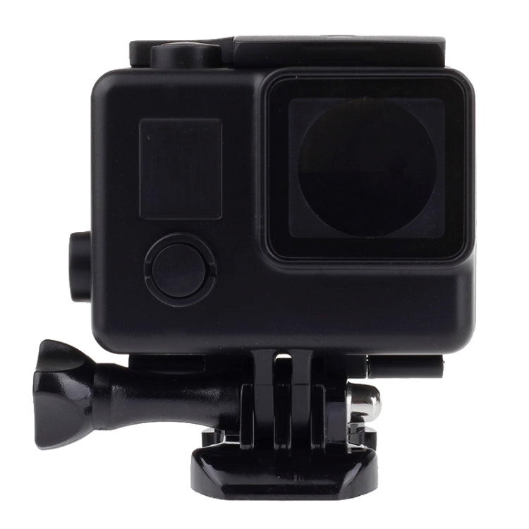 Black Edition Waterproof Housing Protective Case with Buckle Basic Mount for GoPro HERO4 /3+,  Waterproof Depth: 10m, 10m Waterproof