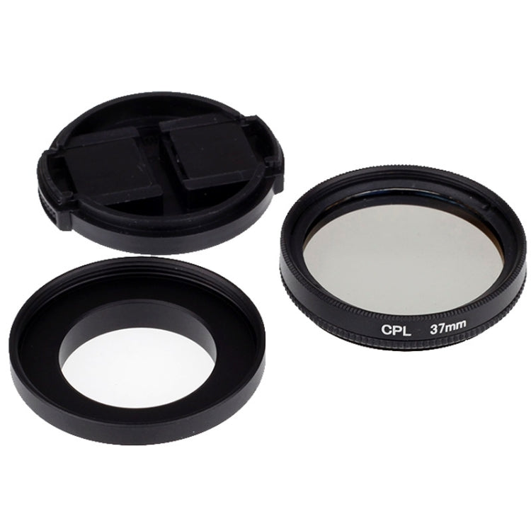 37mm CPL Filter Circular Polarizer Lens Filter with Cap for Xiaomi Xiaoyi 4K+ / 4K, Xiaoyi Lite, Xiaoyi Sport Camera, 37mm CPL Filter