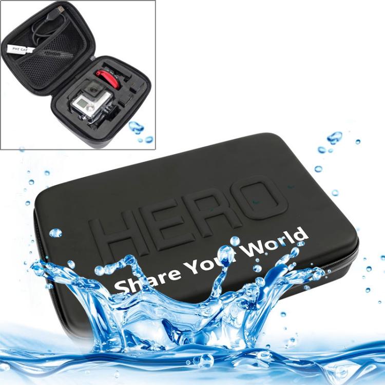 Shockproof Waterproof Portable Travel Case for GoPro, Insta360, DJI and Other Action Cameras Accessories, Size: 16cm x 12cm x 7cm, Size: 16cm x 12cm x 7cm