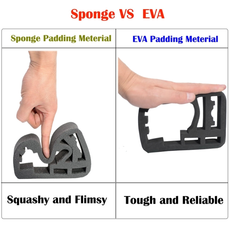 Shockproof Waterproof Portable Travel Case for GoPro, Insta360, DJI and Other Action Cameras Accessories, Size: 16cm x 12cm x 7cm, Size: 16cm x 12cm x 7cm