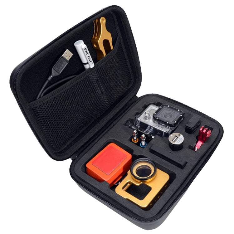 Shockproof Waterproof Portable Travel Case for GoPro, Insta360, DJI and Other Action Cameras Accessories, Size: 22cm x 16cm x 7cm, Size: 22cm x 16cm x 7cm