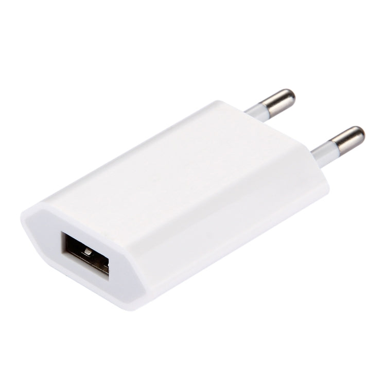 5V / 1A Single USB Port Charger Travel Charger, EU Plug