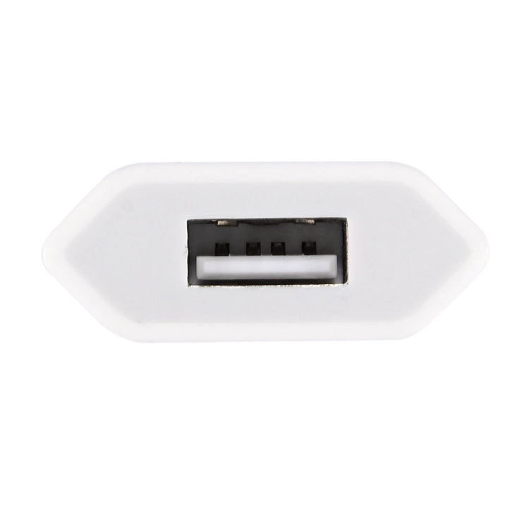 5V / 1A Single USB Port Charger Travel Charger, EU Plug