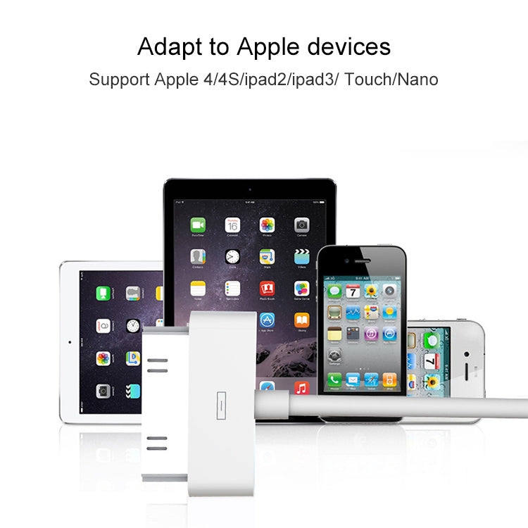 Câble de synchronisation de données 30 broches 3 m pour iPhone/iPad, longueur : 3 m