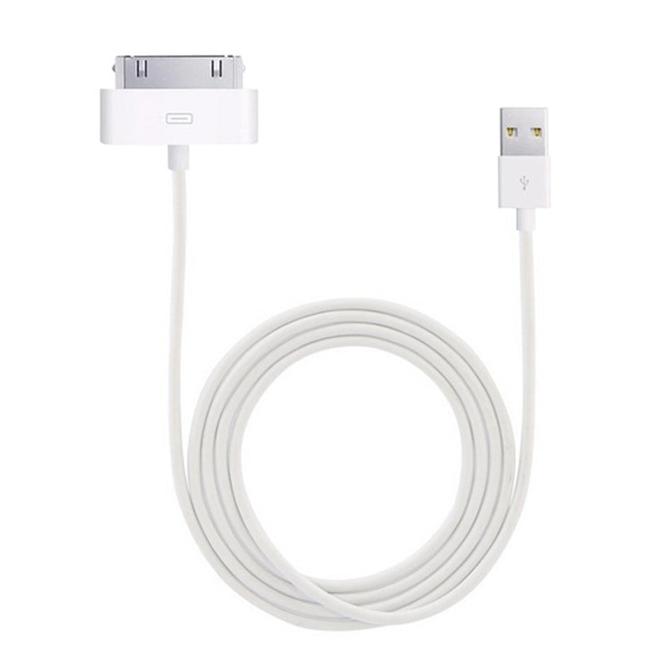 Câble USB double face de 2 m pour synchronisation et chargement de données, compatible avec iPhone 4 et 4S, iPhone 3GS, 3G, iPad 3, iPad 2, iPad et iPod Touch.