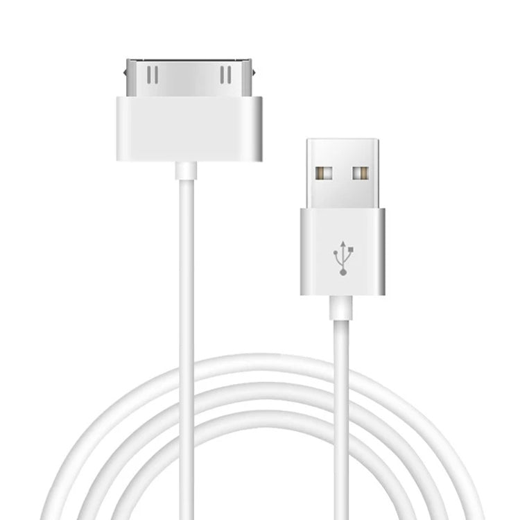 Câble USB double face de 2 m pour synchronisation et chargement de données, compatible avec iPhone 4 et 4S, iPhone 3GS, 3G, iPad 3, iPad 2, iPad et iPod Touch.