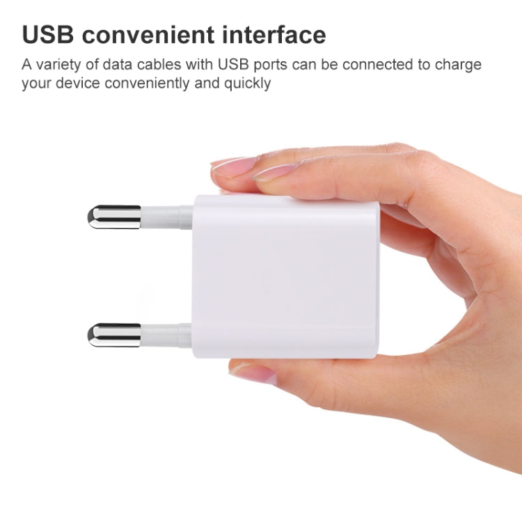 A2165 5V 1A Single USB Interface Mini Travel Charger, US Plug, EU Plug, US Plug