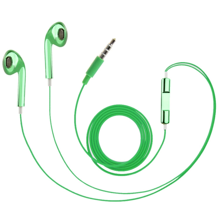 3.5mm Stereo Electroplating Wire Control Earphone for Android Phones / PC / MP3 Player / Laptops