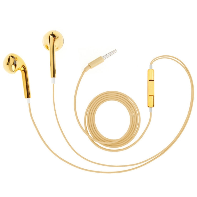 3.5mm Stereo Electroplating Wire Control Earphone for Android Phones / PC / MP3 Player / Laptops