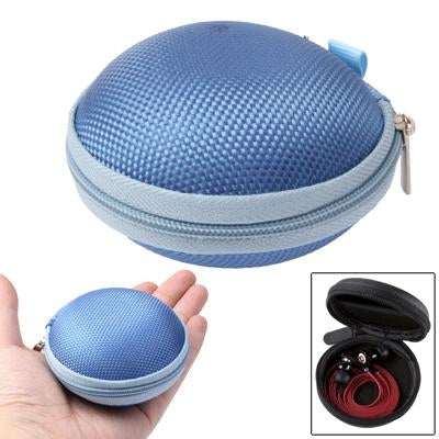 Grid Style Carrying Bag Box for Headphone / Earphone
