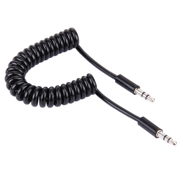 Câble auxiliaire 3,5 mm à ressort, compatible avec téléphones, tablettes, écouteurs, lecteurs MP3, autoradios et autres appareils. Longueur : 15 cm - 170 cm.
