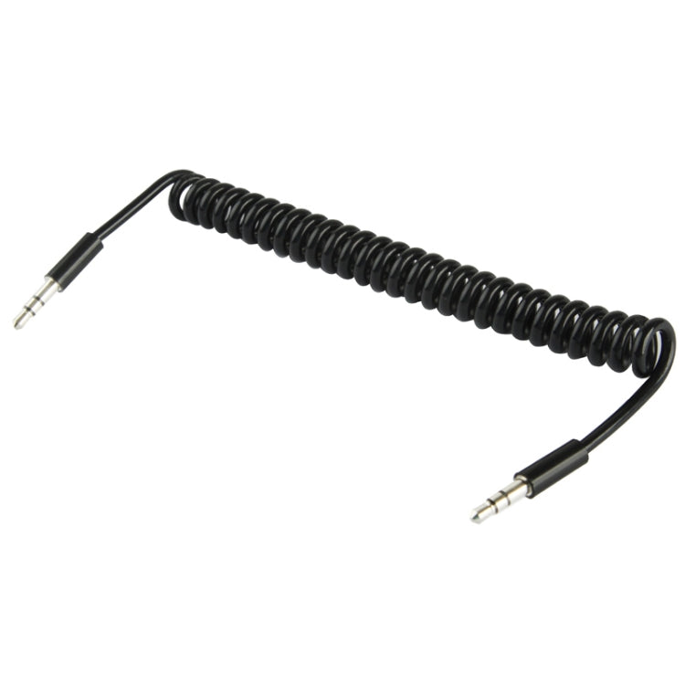 Câble auxiliaire 3,5 mm à ressort, compatible avec téléphones, tablettes, écouteurs, lecteurs MP3, autoradios et plus encore. Longueur : 20 cm à 80 cm.