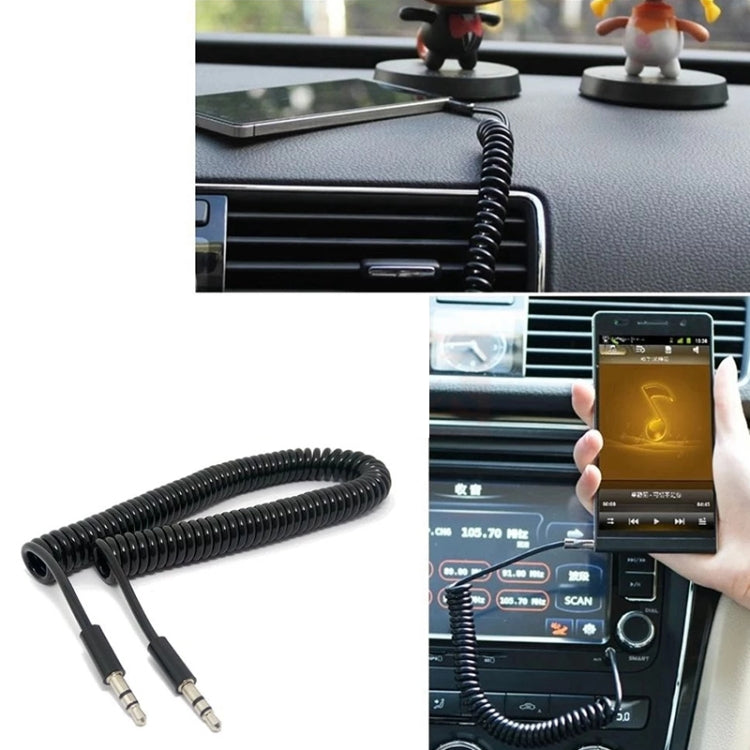 Câble auxiliaire 3,5 mm à ressort, compatible avec téléphones, tablettes, écouteurs, lecteurs MP3, autoradios et plus encore. Longueur : 45 cm à 200 cm.
