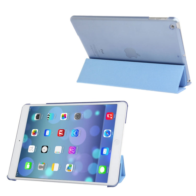 Étui en cuir givré à 3 volets avec support et fonction veille/réveil pour iPad Air