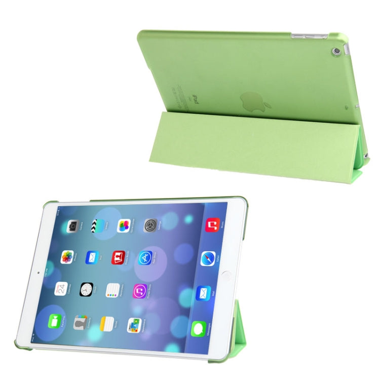 Étui en cuir givré à 3 volets avec support et fonction veille/réveil pour iPad Air