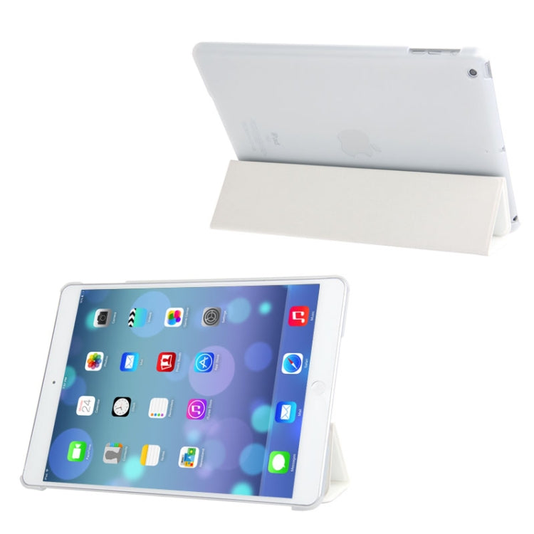 Étui en cuir givré à 3 volets avec support et fonction veille/réveil pour iPad Air