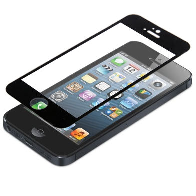 Tempered Glass Protective Film for iPhone 5 & 5S & 5C, For iPhone 5 & 5S & 5C Black (1 PC)