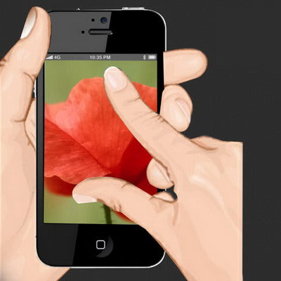 Tempered Glass Protective Film for iPhone 5 & 5S & 5C, For iPhone 5 & 5S & 5C Black (1 PC)