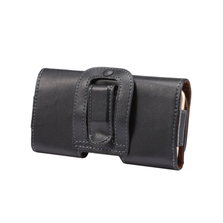 Crazy Horse Texture Vertical Flip Genuine Leather Case / Waist Bag with Back Splint for iPhone 4S / 5 / 5S / 5C