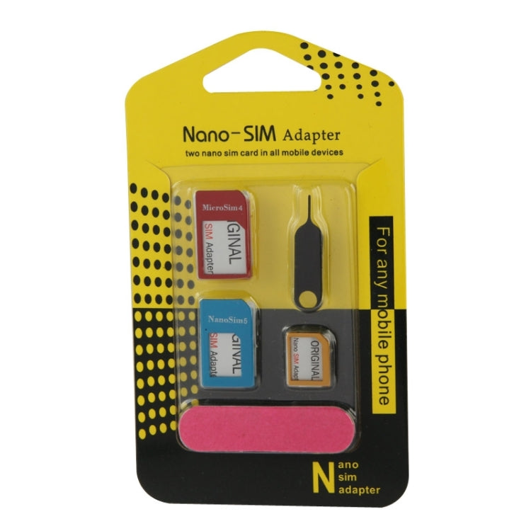 Nano SIM to Micro SIM Card Adapter + Nano SIM to Standard SIM Card Adapter + Micro SIM to Standard SIM Card Adapter + Sim Card Tray Holder Eject Pin Key Tool with Double Sided Tape for iPhone 5 & 5S, iPhone 4 & 4S, 3GS / 3G�����������������������������...