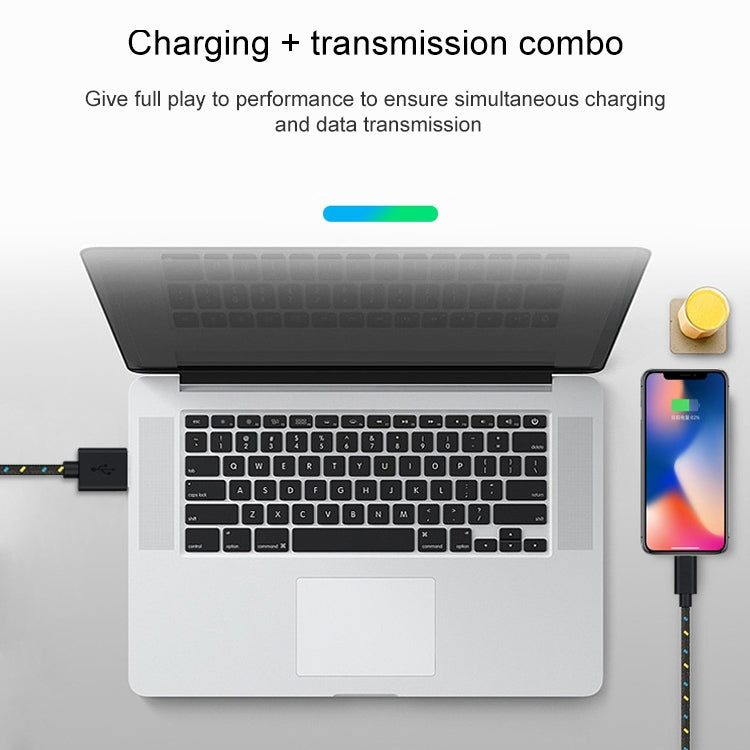 Câble de chargement USB en nylon de 1 m pour iPhone et iPad, compatible avec iOS 15.5