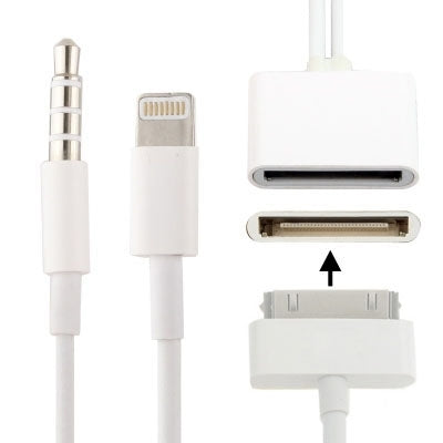 8 Pin Audio Adapter, Not Support iOS 10.3.1 or Above Phone, 8 Pin Audio Adapter